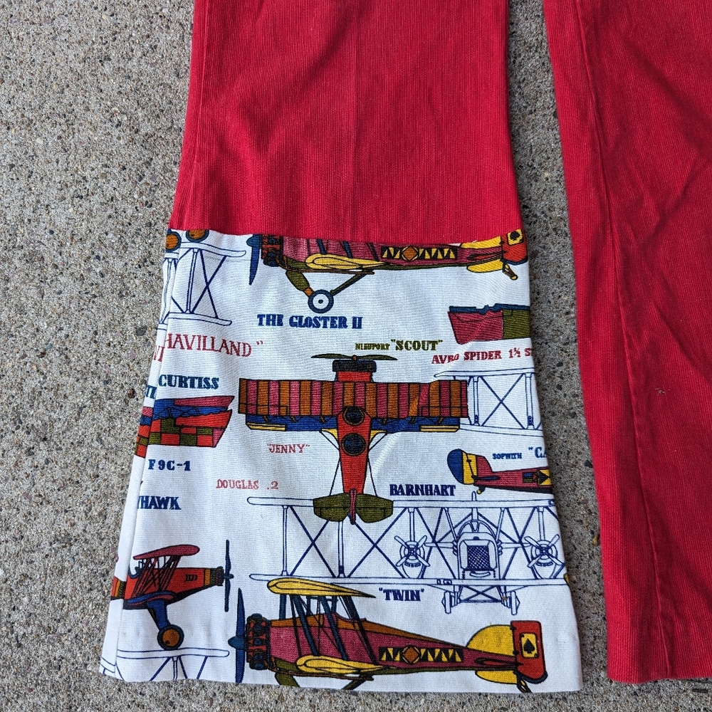 HIGH WAISTED FLARE pants bell bottoms S - Picture 4 of 10